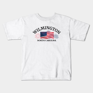 Wilmington, North Carolina Patriotic Kids T-Shirt